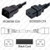 IEC320 C20 Male Plug to C19 Connector LSZH 2.0 meters / 6.5 feet 16A/250V H05Z1Z1-F3G1.5 Black - Power Cord IEC320 C20 Male Plug to C19 Connector LSZH 2.0 meters / 6.5 feet 16A/250V H05Z1Z1-F3G1.5 Black - Power Cord