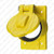 HUBBELL HBL77CM74WO Weatherproof Cover AC FS/FD Twist Lock 50a Yellow