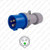 AC Plug IEC 60309 332P6 Pin & Sleeve