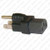 NEMA 5-15 Male Plug to IEC320 C13 Connector - Block Plug Adapter NEMA 5-15 Male Plug to IEC320 C13 Connector - Block Plug Adapter