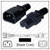 IEC320 C14 Male Plug to C15 Connector 0.9 meters / 3 feet 15A/250V 14/3 SJT Black - Power Cord IEC320 C14 Male Plug to C15 Connector 0.9 meters / 3 feet 15A/250V 14/3 SJT Black - Power Cord