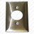 HUBBELL SS7 Wall Plate AC 1 Gang Twist Lock 15 Amp Stainless Steel HUBBELL SS7 Wall Plate AC 1 Gang Twist Lock 15 Amp Stainless Steel