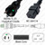 AC Power Cord NEMA 5-15 Plug to IEC 60320 C19 Connector 20 Feet 15A/125V 14/3 SJT Hospital Grade AC Power Cord NEMA 5-15 Plug to IEC 60320 C19 Connector 20 Feet 15A/125V 14/3 SJT Hospital Grade