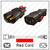 IEC320 C14 Male Plug to C13 Connector Z-LOCK 1.0 meters / 3.25 feet 10A/250V H05VV-F3G1.0 & 17/3 SJT Red - Locking Power Cord IEC320 C14 Male Plug to C13 Connector Z-LOCK 1.0 meters / 3.25 feet 10A/250V H05VV-F3G1.0 & 17/3 SJT Red - Locking Power Cord