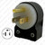 HUBBELL HBL5266CA AC Plug NEMA 5-15 Male Angled HUBBELL HBL5266CA AC Plug NEMA 5-15 Male Angled