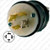 HUBBELL HBL2461 AC Plug NEMA L20-20 Male