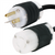 Iron Box IBX-3750 5-20P to L6-15R Plug Adapter Power Cord | American Cable Assemblies