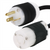 Iron Box IBX-8685 6-20P to L6-15R Plug Adapter Power Cord | American Cable Assemblies Iron Box IBX-8685 6-20P to L6-15R Plug Adapter Power Cord | American Cable Assemblies