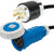Iron Box IBX-3949 NEMA L15-20P to 420C9W Pin and Sleever Connector | American Cable Assemblies Iron Box IBX-3949 NEMA L15-20P to 420C9W Pin and Sleever Connector | American Cable Assemblies