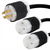 0-10030-10 L15-20P to 2x 6-20R Splitter Power Cords | American Cable Assemblies 0-10030-10 L15-20P to 2x 6-20R Splitter Power Cords | American Cable Assemblies