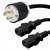 Iron Box IBX-2803C132-08 L6-20P to 2x C13 Splitter Power Cords | American Cable Assemblies Iron Box IBX-2803C132-08 L6-20P to 2x C13 Splitter Power Cords | American Cable Assemblies