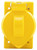 Iron Box AH7788CR Cooper AH7788CR Waterproof Receptacle Yellow | American Cable Assemblies Iron Box AH7788CR Cooper AH7788CR Waterproof Receptacle Yellow | American Cable Assemblies