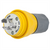 Iron Box HBL24W49 Hubbell HBL24W49 L6-15P Twist-Lock® Watertight Plug, 15A, 250V | American Cable Assemblies