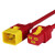 VL2019-C-024-RED - 2FT Red V-Lock IEC320 C20 Locking to IEC320 C19 Locking 16A 250V | American Cable Assemblies