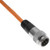 Mencom PBIN-4MPX-10M-SS Profibus PA, Cordset, Shielded Cable, Not shielded to coupling nut,4 Pole, Male Straight, 10 Meters, 18awg, 8A, Orange, PVC, Stainless Steel | American Cable Assemblies