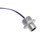 Mencom MAC-3FR-2-2M MAC, Receptacle, 3 Pole, Female Straight, 2m, 22awg, 4A, .5-NPT, Front Mount, Aluminum Clear Anodized | American Cable Assemblies