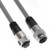 Mencom MINDD-5MFP-5M DeviceNet Drop, 7/8UN2, Cordset, Shielded Cable, Not shielded to coupling nut, 5 Pole, Male Straight / Female Straight, 5M, 4A, Gray, PVC | American Cable Assemblies