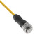 Mencom MS14S-7FPX-2M MIL-SPEC Size 14S-7, Cordset, 7 Pole, Female Straight, 2M, 18 awg, 8A, Yellow, PVC | American Cable Assemblies