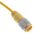 Mencom MIN-9MPX-12 MIN Size III, Cordset, 9 Pole, Male Straight, 12 Ft, 4A, Yellow, PVC | American Cable Assemblies