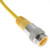 Mencom MINM-4MPM-6 MIN Size I, Cordset, Shielded Cable, Not shielded to coupling nut, 4 Pole, Male Straight with Male Threads, 6 Ft, 10A, Yellow, PVC | American Cable Assemblies