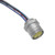 Mencom MIN-10FR-1-18-PG16 MIN Size III, Receptacle, 10 Pole, Female Straight, 1 Ft, 18awg, 4A, PG16, Front Mount, Aluminum Clear Anodized | American Cable Assemblies