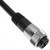 Mencom MIN-3MP-3-B MIN Size I, Cordset, 3 Pole, Male Straight, 3 Ft, 13A, Black, PVC | American Cable Assemblies