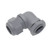 Mencom PCGA-16 PG16, Plastic Right Angle Cable Glands, Gray, 0.315 - 0.669 | American Cable Assemblies