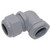 Mencom PCGA-21 PG21, Plastic Right Angle Cable Glands, Gray, 0.585 - 0.819 | American Cable Assemblies