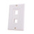 DECORA 2 PORT WALL PLATE {Qty. 10, $0.86/ea.} DECORA 2 PORT WALL PLATE {Qty. 10, $0.86/ea.}