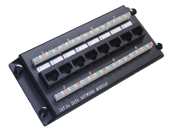 8-PORT CAT6 DATA MODULE