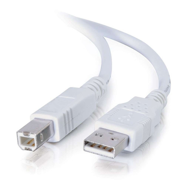 1m USB 2.0 A/B CBL WHITE - 13171