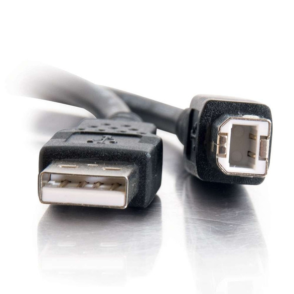 1m USB 2.0 A/B CABLE BLK - 28101