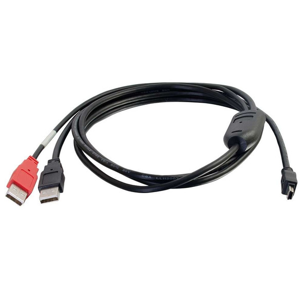 6FT USB MINI B TO (2) USB A - 28107