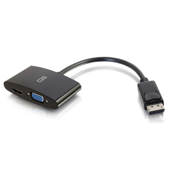 DisplayPort to HDMI/VGA Adapter BLACK - 28273