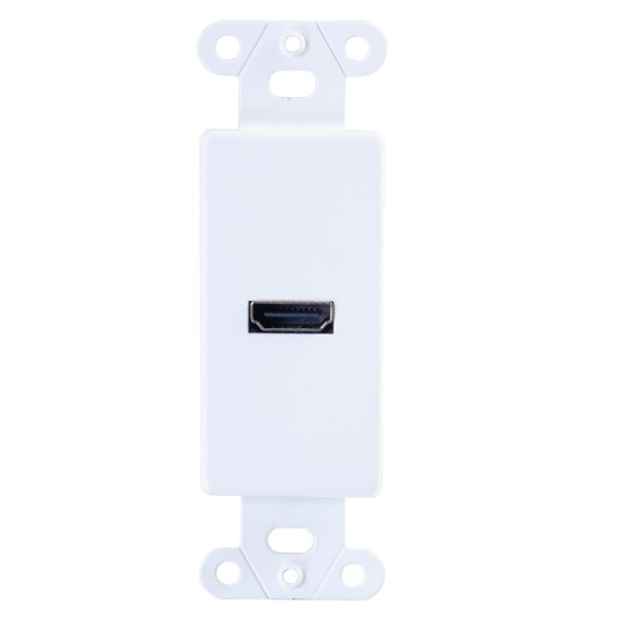 Decora Wall Plate HDMI F/F White - 39710