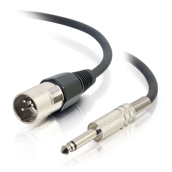 6ft PRO-AUDIO XLR MALE TO 1/4 MALE CABLE - 40035