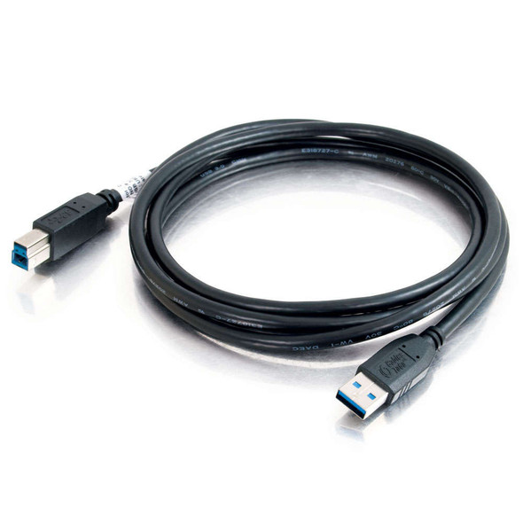 1m USB 3.0 AM-BM CABLE BLK - 54173