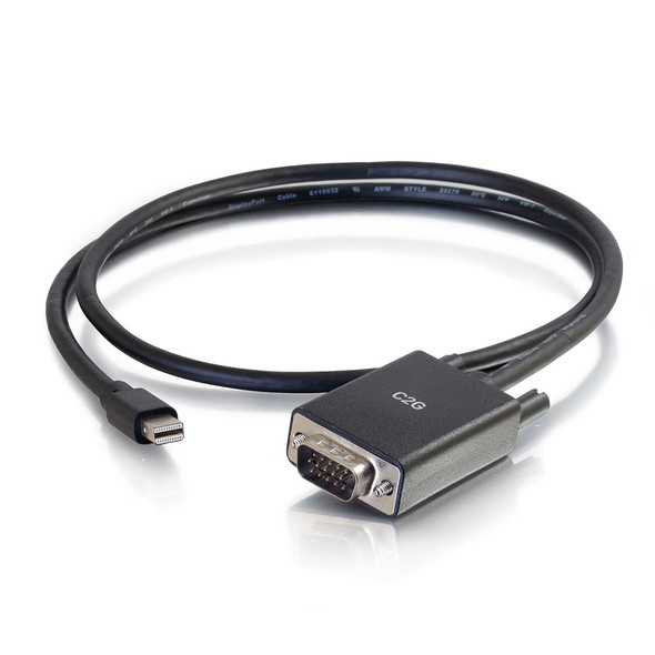 10ft Mini DisplayPort to VGA Cable Black - 54678