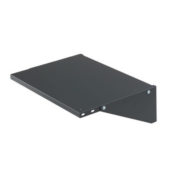 FRONT MOUNT EQ SHELF 19" RACK, 14" D, BK - ES-19-FMB