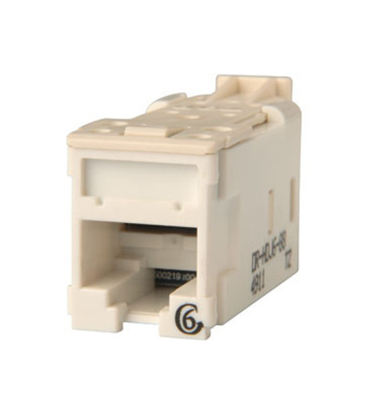 HDJACK,CAT6,CLARITY,T568A/B,WHT - HDJ6-88 {Qty. 20, $32.20/ea.}