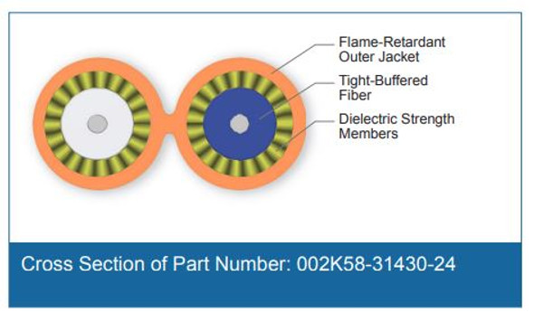 Cross Section of Part Number: 002K58-31430-24