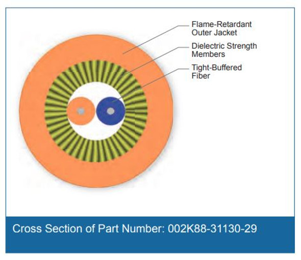 Cross Section of Part Number: 002K88-31130-29