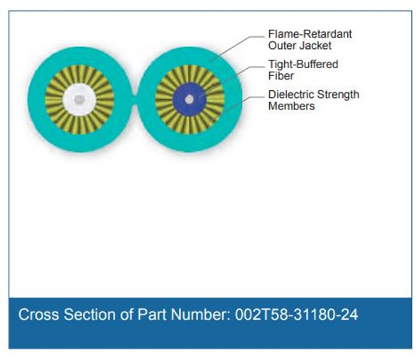 Cross Section of Part Number: 002T58-31180-24