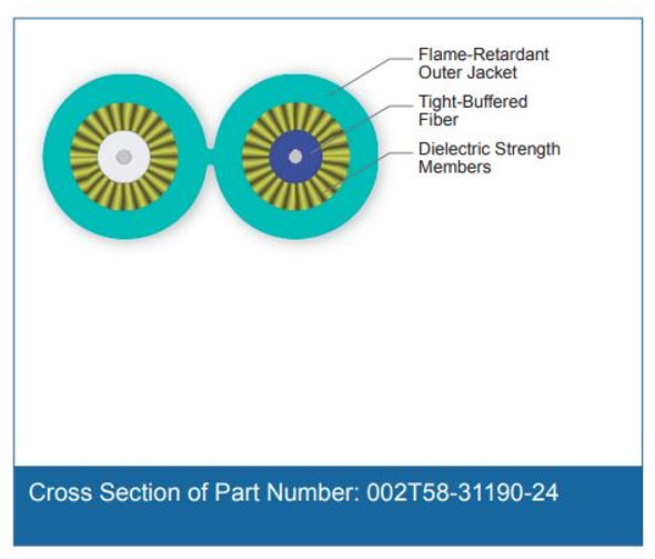 Cross Section of Part Number: 002T58-31190-24