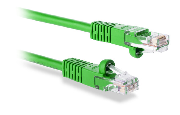 Category 5e Patch Cord, Green Snag-Proof Boot, 10 ft. - C5E-114GN-10FB {Qty. 10, $5.23/ea.}