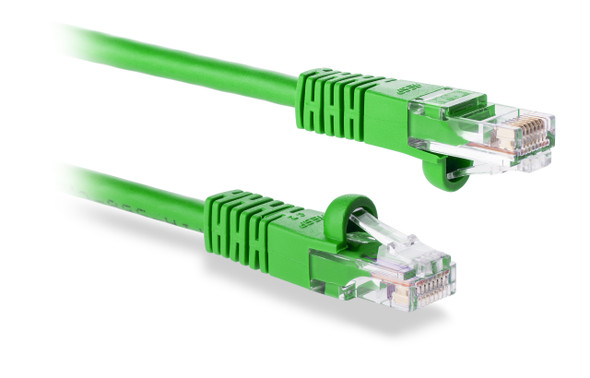 Category 5e Patch Cord, Green Snag-Proof Boot, 7 ft. - C5E-114GN-7FB {Qty. 10, $3.86/ea.}