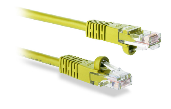 Category 5e Patch Cord, Yellow Snag-Proof Boot, 100 ft. - C5E-114YE-100FB