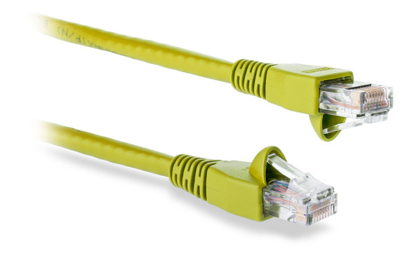 Category 6 Patch Cord, Yellow Snag-Proof Boot, 14 ft. - C6-115YE-14FB {Qty. 10, $8.74/ea.}