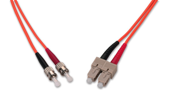 SC to ST Duplex MM 62.5/125 Patch Cord, 5 Meter - FC-4/2-5M