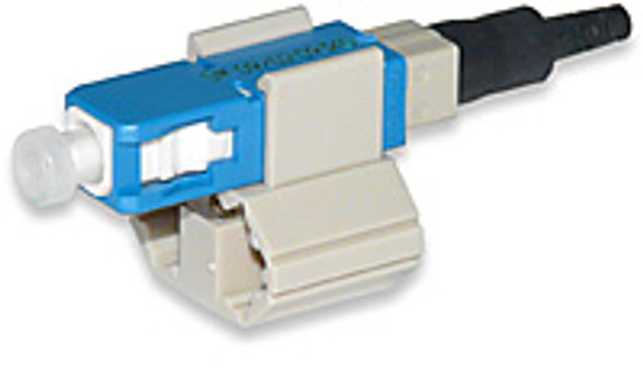 LC Connector, OS1/2 9-µm SM 250-or-900-µm Cable, Blue - SMFPC-LC09